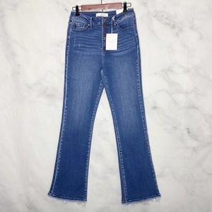 Kancan Fort Kent High Rise Buttonfly Bootcut Medium Wash Women’s Jeans Size 9/28